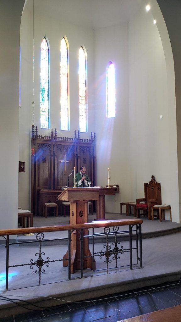 Fr. Rob at altar